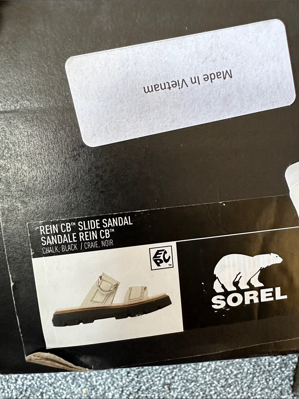 Sorel Rein Slide Cream Chunky Sandal with Silver Ring Accent - Picture 4 of 8